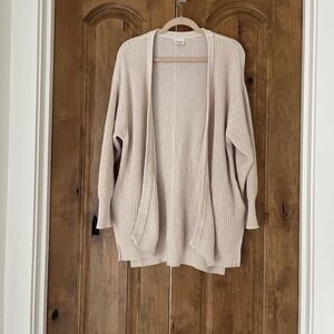 Jax & Lennon Ladies Knit Cream Cardigan in XS/S — very oversized